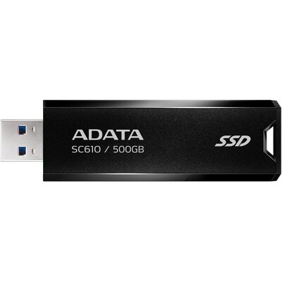 Dysk SSD ADATA SC610 500GB USB 3.2 Type-A 3D NAND TLC (SC610-500G-CBK/RD)