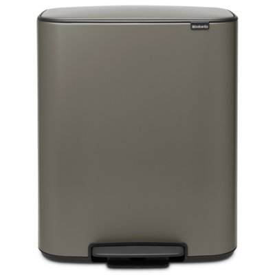 Brabantia Kosz na śmieci Bo Pedal Bin 60L ciemnooliwkowy 211409
