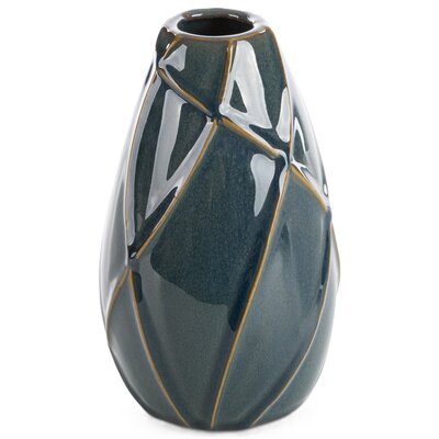 Wazon Ceramiczny Teo 12X12X20 Turkusowy