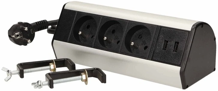 Gniazdo meblowe Orno FS-5 3 gniazda + 2 USB