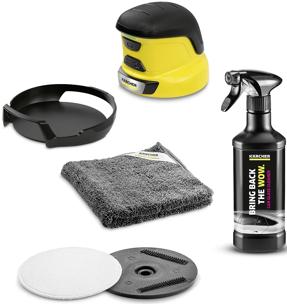 Skrobaczka akumulatorowa Karcher EDI 4 + zestaw do czyszczenia szyb samochodowych 1.598-904.0 !