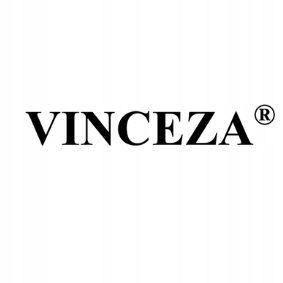 VINCEZA 66623 damskie klapki skórzane na koturnie czarne