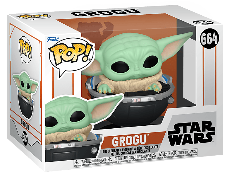 Figurka FUNKO POP Star Wars Mandalorian S9 664 Grogu w/Prama