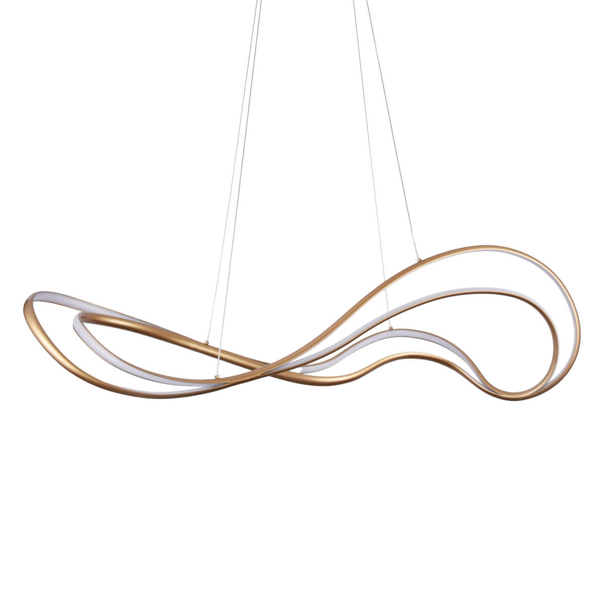 Zwieszana lampa zakręcona TWIST AZ5734 Azzardo LED 60W 3000K złoty