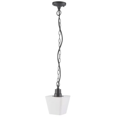 Sanico Giza 312242 lampa wisząca zwis 1x12W E27 IP44 czarna / biała