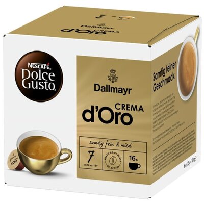 Kapsułki NESCAFÉ® Dolce Gusto® Dallmayr Crema d'Oro 16 sztuk