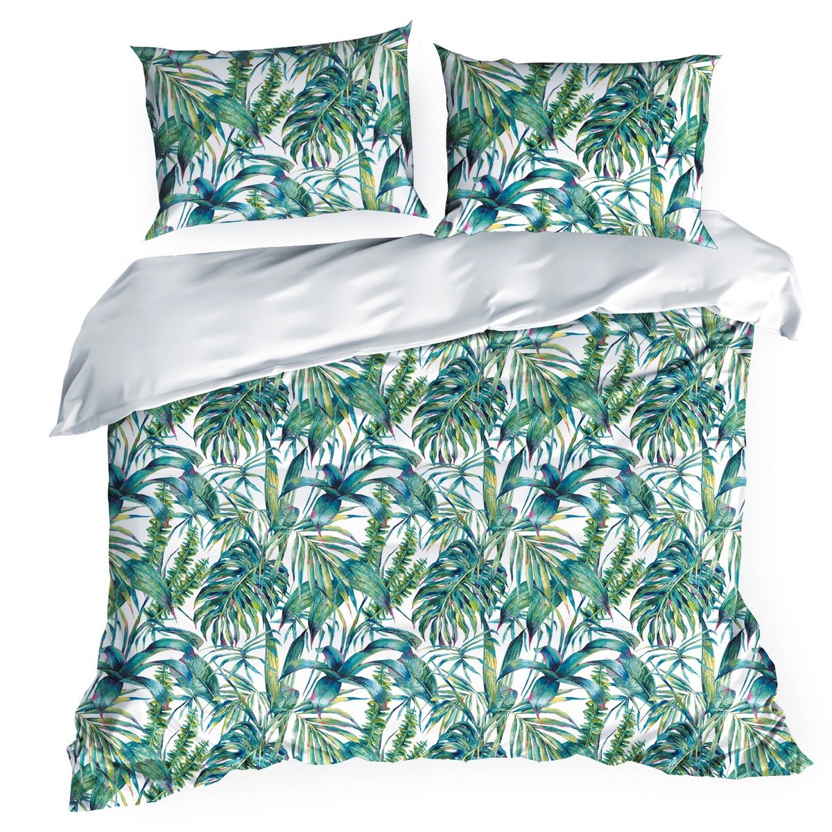 Komplet pościeli EUROFIRANY Tropical, bawełniany, 220x200 cm, 3 elementowy