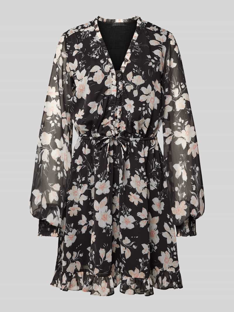 Sukienka mini z kwiatowym nadrukiem model ‘VANESSA’