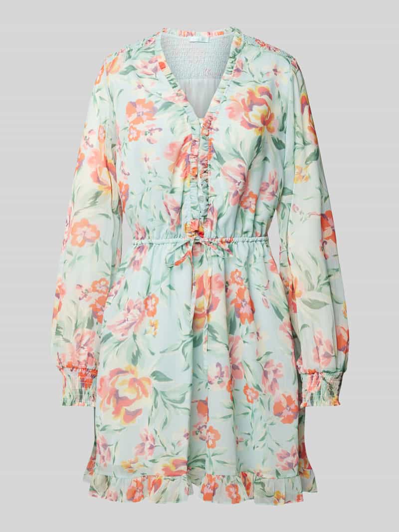 Sukienka mini z kwiatowym nadrukiem model ‘VANESSA’