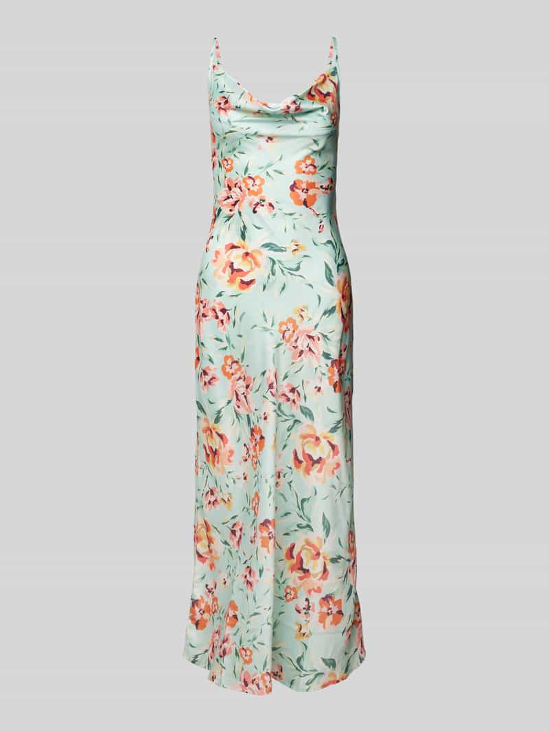 Długa sukienka z lejącym dekoltem model ‘AKILINA’