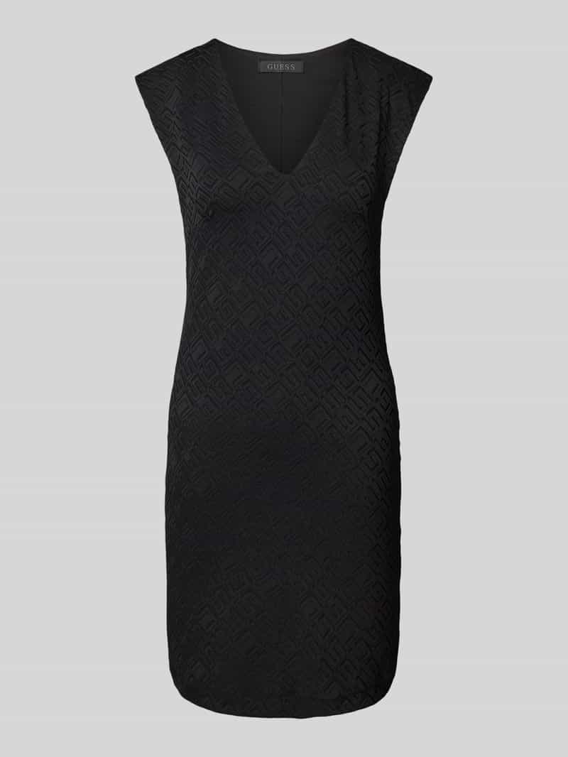 Sukienka mini z fakturowanym wzorem model ‘OFELIA’