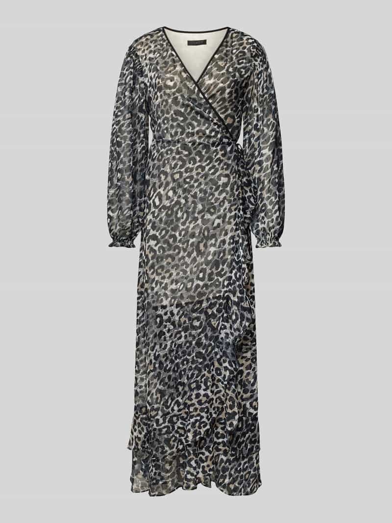 Długa sukienka w stylu kopertowym model ‘FELISIA’