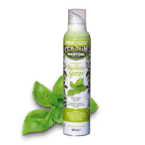 Oliwa z oliwek bazylia NATURALNY 100% spray 200ml Spray Leggero Mantova