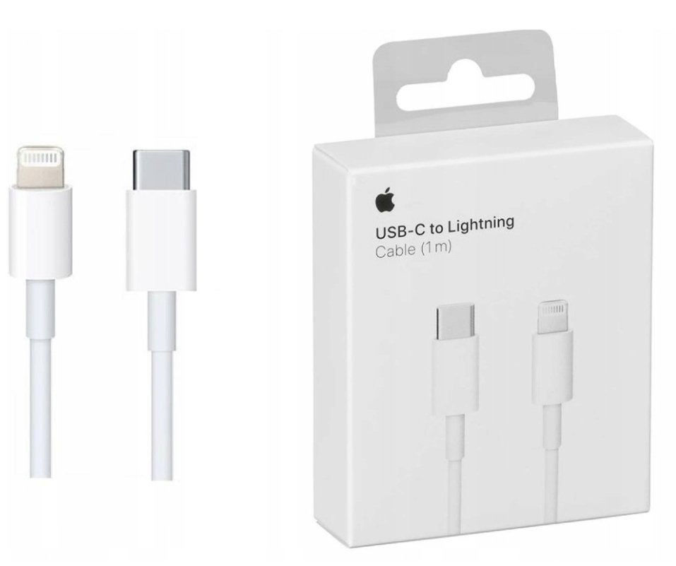 ORYGINALNY KABEL IPHONE APPLE USB C LIGHTNING 1M