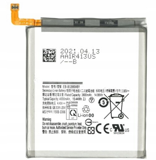 BATERIA SAMSUNG GALAXY S20 EB-BG980ABY 4000 mAh