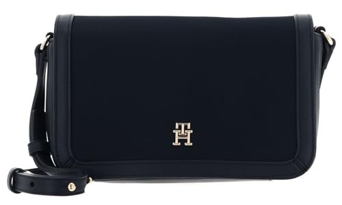 Tommy Hilfiger Damska skrzyżowana klapa Th Essential S, niebieski (Kosmiczny Błękit)