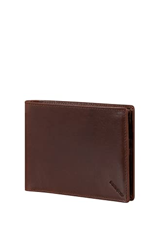 Samsonite Veggy SLG - portfel, 13 cm, brązowy (Dark Brown), brązowy (dark brown), koszulki na karty kredytowe męskie