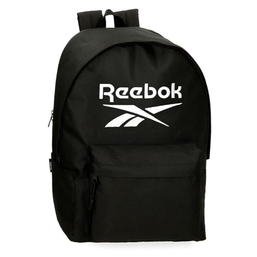 Reebok Boston Plecak szkolny adaptacyjny do wózka Czarny 31x45x15 cm Poliester 23,87L by Joumma Bags, Czarny (Black), Plecak szkolny z możliwością dostosowania do wózka