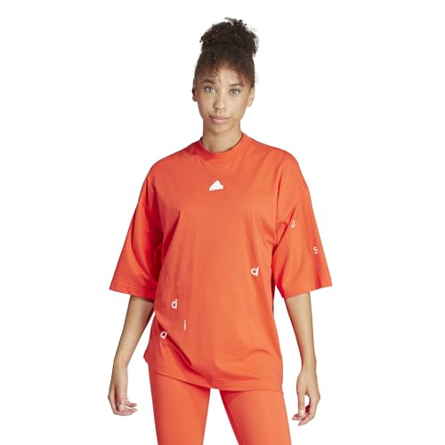 adidas Luźna koszulka damska z haftem