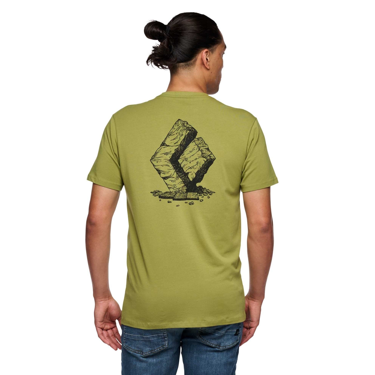 Męski t-shirt Black Diamond Boulder Tee camp green - L