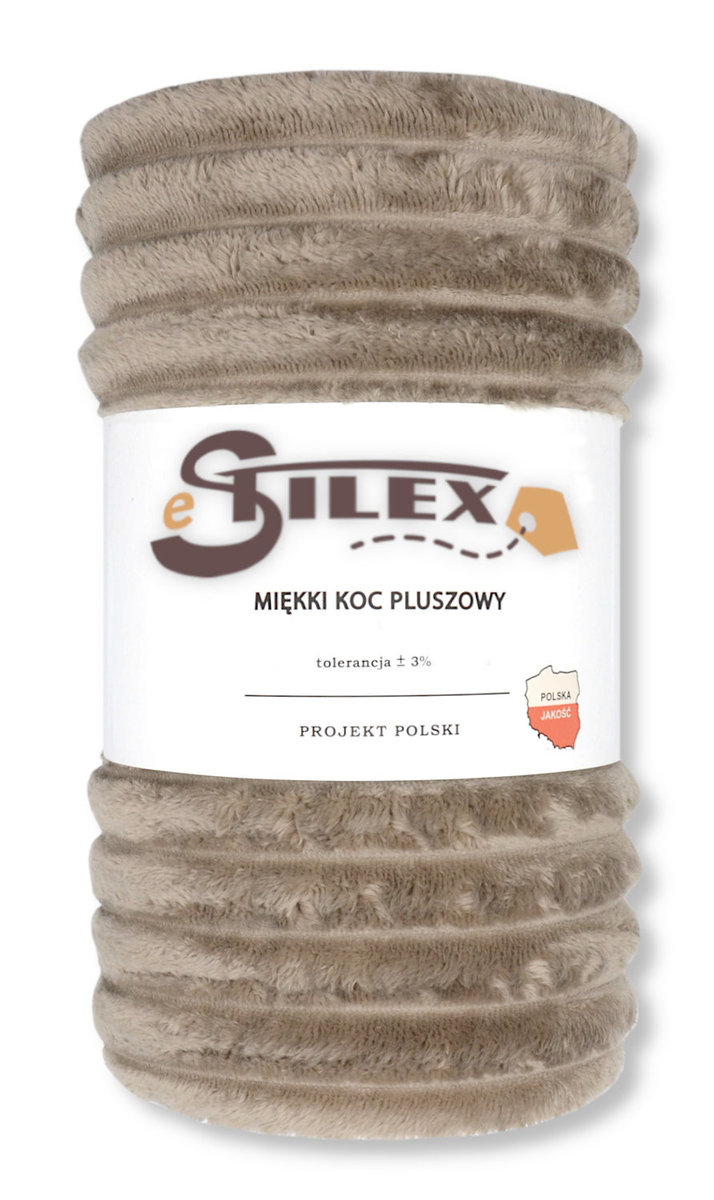 Miękki Koc Pluszowy 200X220 Pati Jasny Beż