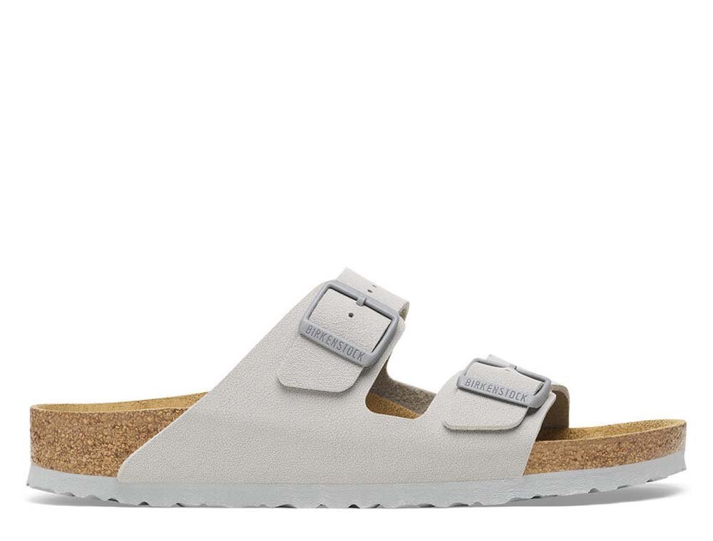 Klapki damskie szare BIRKENSTOCK ARIZONA BF STONE COIN 1027696 36