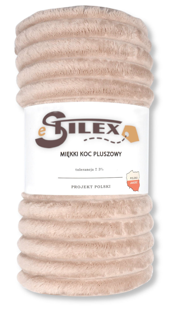 Miękki Koc Pluszowy 200X220 Pati Beż