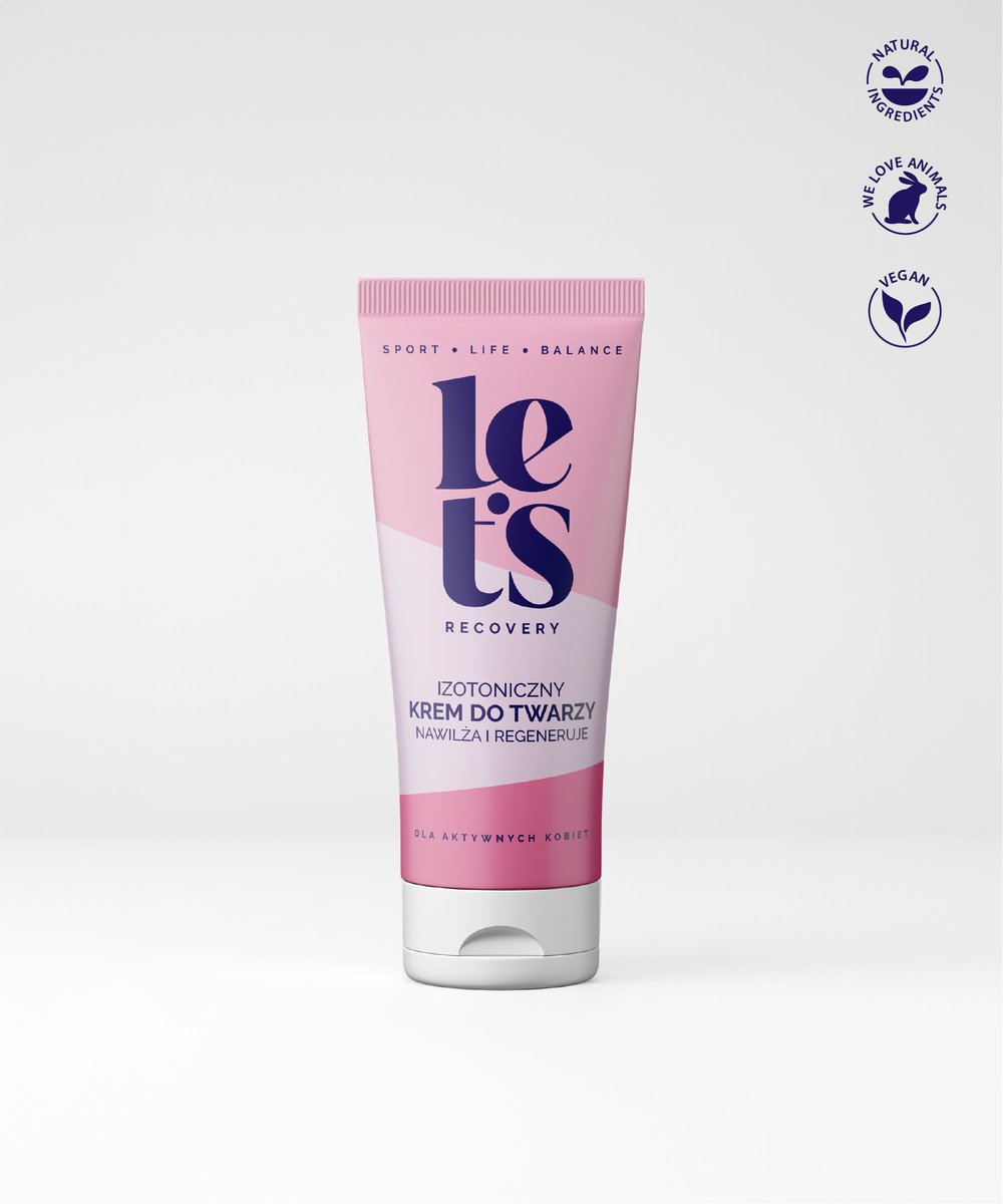 Let's Recovery, Izotoniczny krem do twarzy, Nawilża i regeneruje, 50 ml