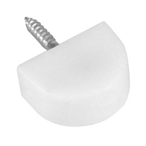 Podpórka do półki meblowej wspornik Biały 19mm 8szt