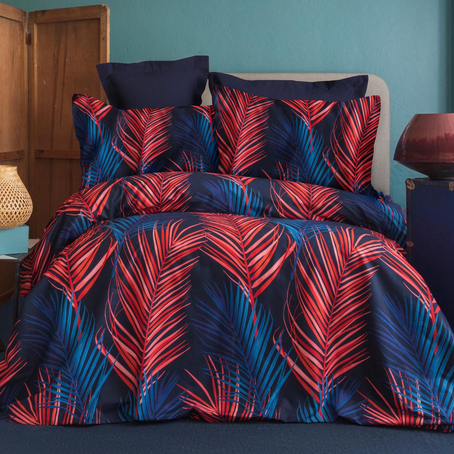 Pościel 220x200 satyna bawełniana w pudełku Lagoon Luxury