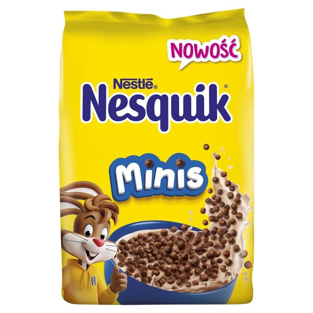 Nestlé Nesquik Minis Kuleczki o smaku czekoladowym 400 g