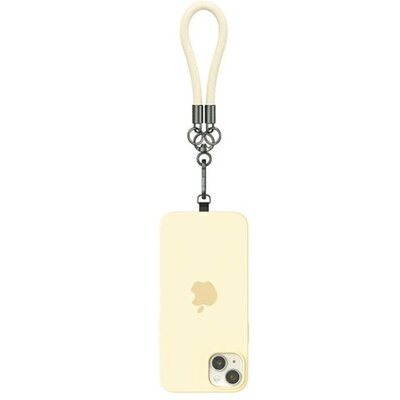 USAMS Uniwersalna smycz do telefonu 30cm żółty/yellow ZB283GS05 (US-ZB283)