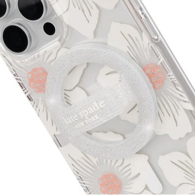 Kate Spade New York Magnetic Loop Grip - Uchwyt MagSafe na palec (The Sparkle Silver)