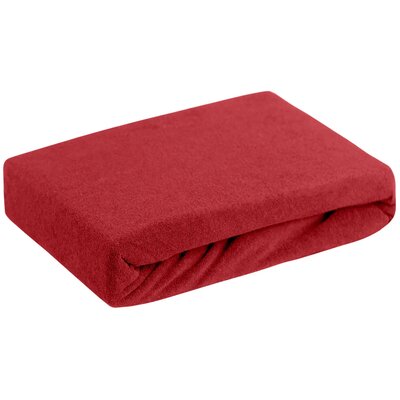 Prześcieradło z Gumką Frotte D91 180x200 w.20 Czer