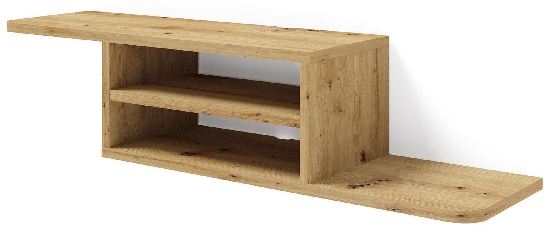Wisząca Półka Pod Telewizor Dąb Artisan P1-C32