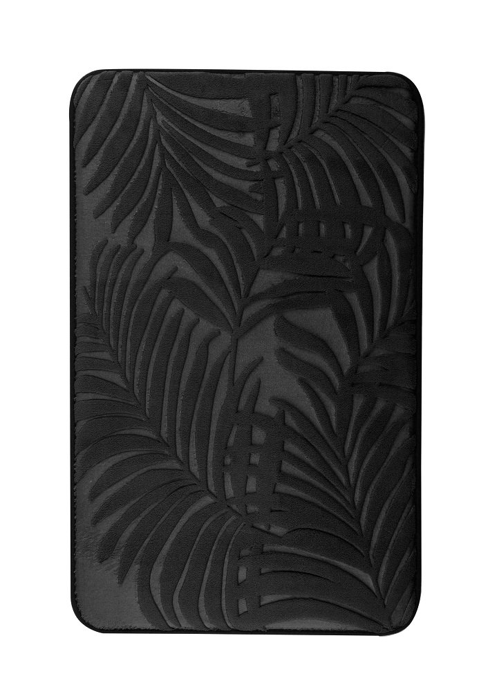 Dywanik łazienkowy czarny FLORYDA mata 45x75cm Alsea