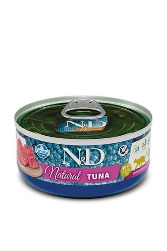 FARMINA N&D Cat Natural Tuńczyk - mokra karma dla kota - 140 g