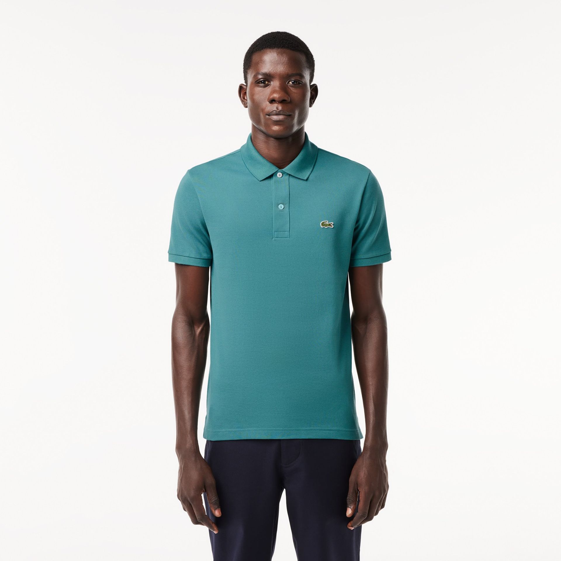 Oryginalna bawełniana koszulka polo Lacoste L.12.12 Slim Fit Petit Piqué