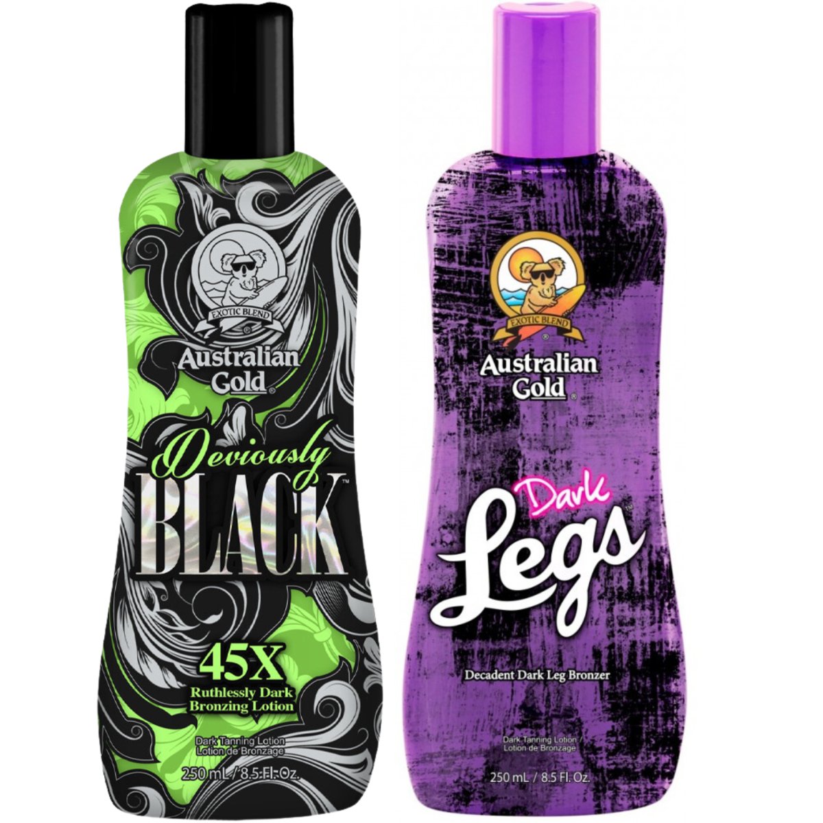 Australian Gold, Deviously Black + Dark Legs Do Nóg