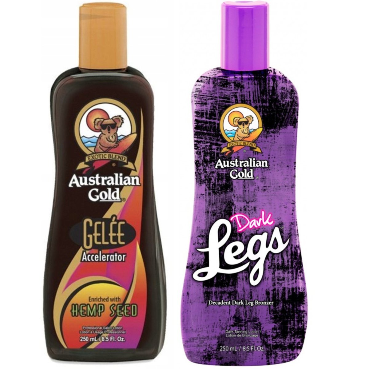 Australian Gold, Gelee Accelerator + Dark Legs Do Nóg
