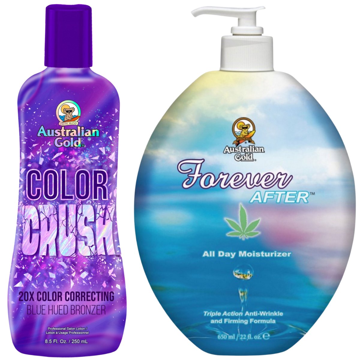 Australian Gold, Color Crush Blue + Forever After Po Opalaniu