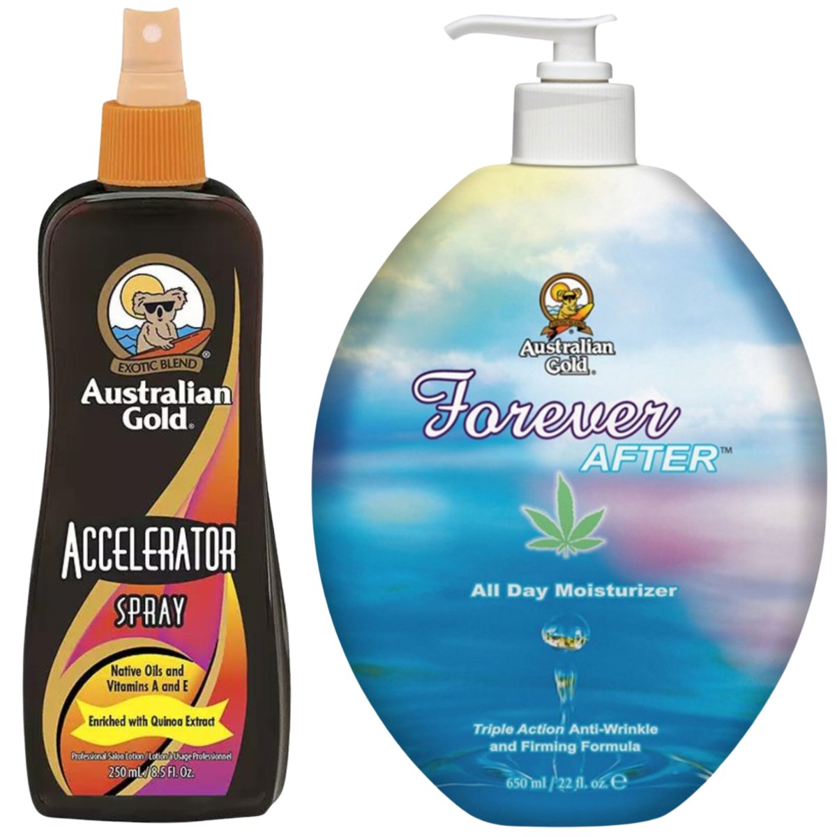 Australian Gold, Accelerator W Spray + Forever After Po Opalaniu