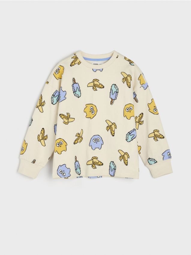 Sinsay - Bluza - kremowy