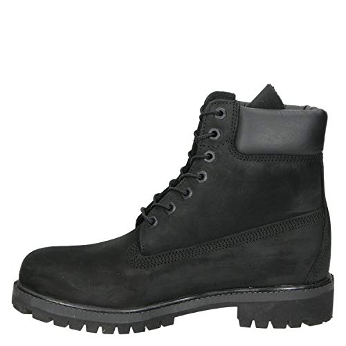 Timberland Heritage męskie buty sznurowane premium 15 cm, Czarny nubuk, 39 EU