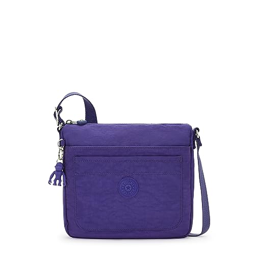 Kipling Damska torba na ramię Sebastian Crossbody, super lekka, trwała, nylonowa torba na ramię, Lawendowa noc, 9''L x 8.8''H x 1''D