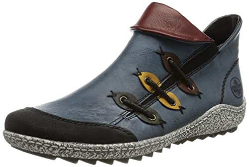 Rieker Z7582, botki damskie, Blau 00, 42 EU