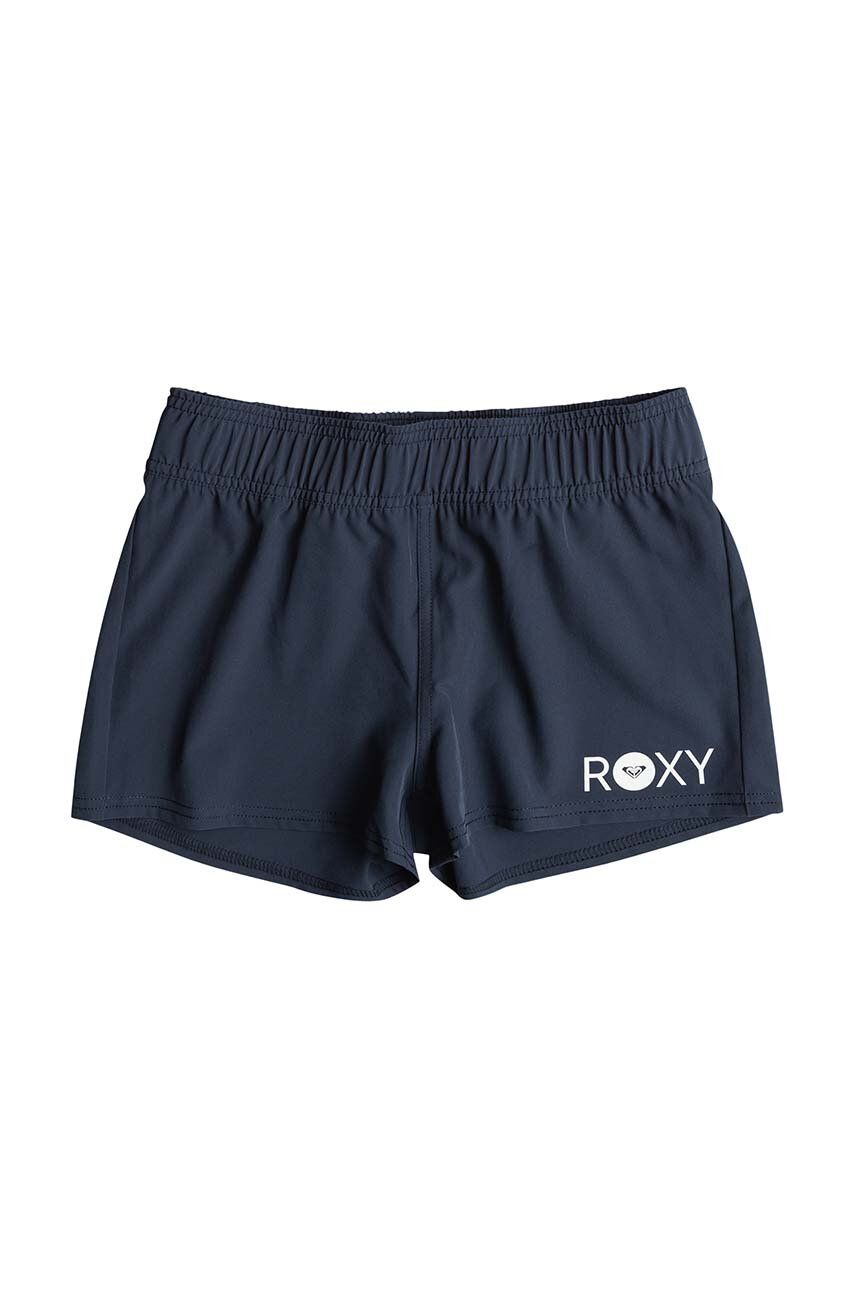 Roxy szorty dziecięce RG ESSENTIALS kolor granatowy gładkie