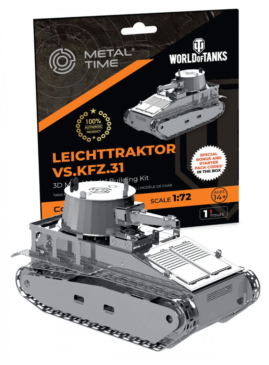 Zestaw konstrukcyjny World of Tanks - Leichttraktor Vs.Kfz.31 (metalowe)