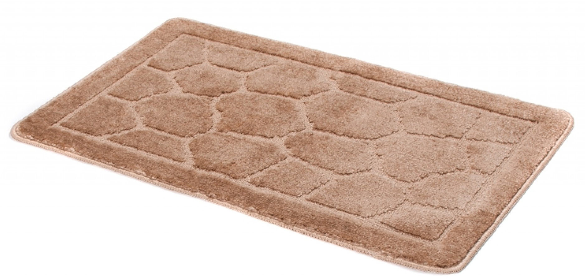 Elegancki brązowy chodniczek do łazienki F4-F09