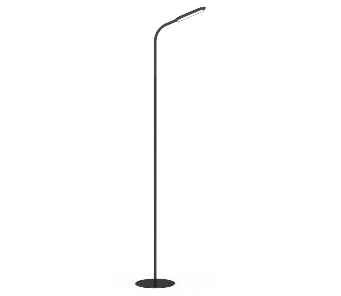 LED Ściemnialna lampa podłogowa LED/10W/230V 3000/4000/6000K czarna + pilot
